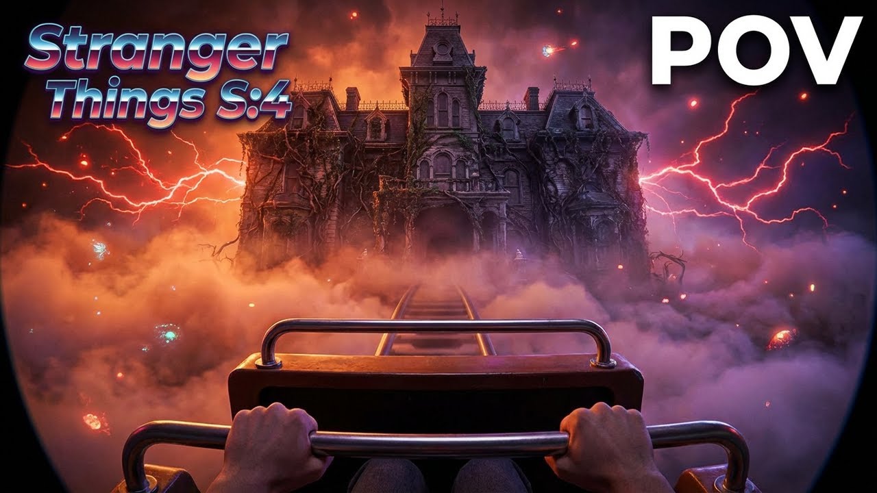 Stranger Things POV Ride | Retro VHS Edition | Coaster Havoc