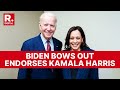 Biden Bows Out Of US Presidential Race, Endorses Kamala Harris