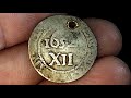 OMG ! I can't believe the oldest rare coin i have ever found metal detecting 1652 oak tree shilling