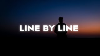 Video thumbnail of "JP Saxe, Maren Morris - Line By Line (Lyrics)"