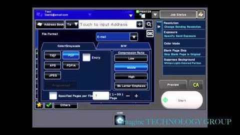 How to Scan to email on your Sharp Color MFP