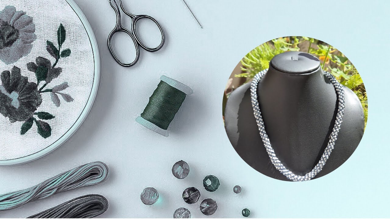 How to Make a Pearl Beaded Necklace | Easy DIY Handmade Jewelry Tutorial 💖🎀