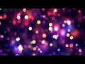 Bokeh sparkling points of light in the dark  4k relaxing screensaver