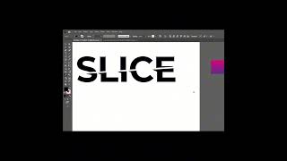 Slice effect in Adobe Illustrator!#adobeillustrator #slice #tutorial