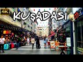 KUŞADASI AYDIN TÜRKİYE | WALKING TOUR | 14 May 2023 | 4k UHD 60fps
