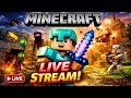 [LIVE🔴]🔥 Minecraft Live Stream | Survival Mode 🔴 | Building &amp; Exploring | SYL GAMERZ