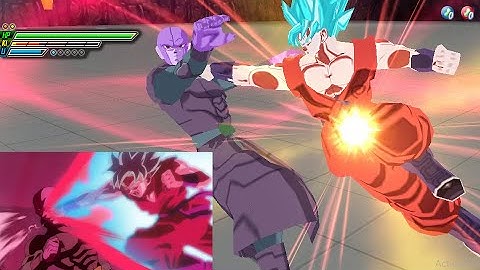 Dragon Ball Z:Tenkaichi Tag Team MOD Dragon Ball Super Goku vs Hit (Gameplay)