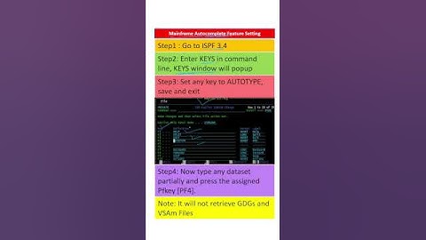 Mainframe Autocomplete Feature Setting | Mainframe Key Setting | Mainframe Guru #mainframes