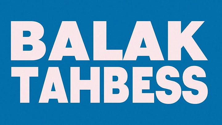 Apollontheone - BALAK TAHBESS (Visualizer)