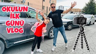 Eli̇f Si̇nem Okulun İlk Günü Vlog Eli̇f Çok Ama Çok Mutlu Çünkü???
