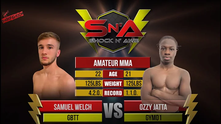 Shock N Awe 32 Amateur Flyweight MMA - Samuel Welc...