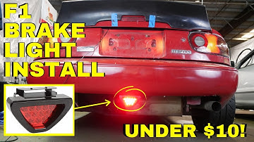 F1 Brake Light On Your Car! - How To Install a F1 Brake Light for Under $10! | Cheap and Easy