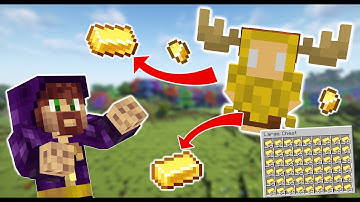 I made a BETTER Gold Farm in Minecraft Ars Nouveau with Create Mod!