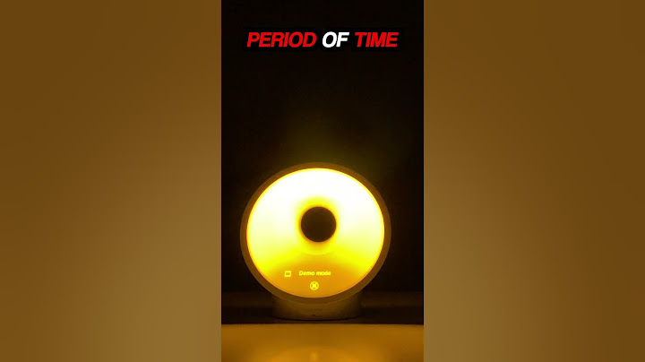 How A Sunrise Alarm Clock Works!