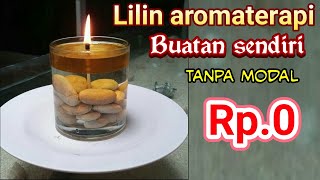 Saya bikin lampu resin dari kayu tak terpakai