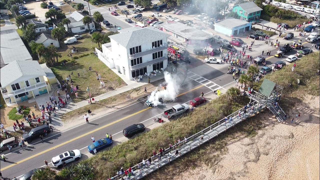 Flagler Beach Christmas Parade Fire FlaglerLive YouTube