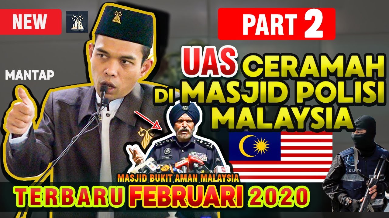 Uas Ceramah Perdana Di Masjid Polisi Malaysia Part 1 Youtube