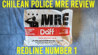 Chilean police red line MRE no 1 review