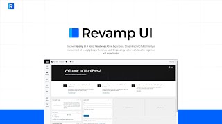 Revamp UI - A Better WordPress Admin Experience.