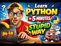 Learn Python in 5 Minutes for Absolute Idiots
