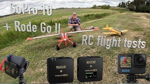 DRACO RC FLIGHT TESTS with GoPro 10+Rode GO II wireless mic