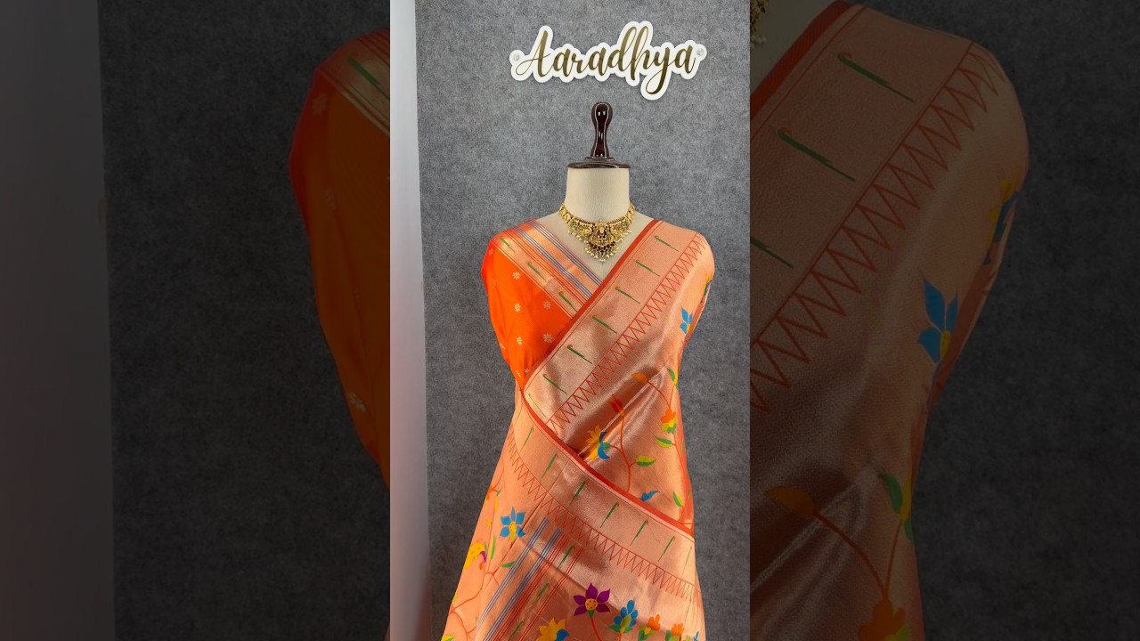 All Over Jaal Weaving Brocket Paithani Soft Silk Saree