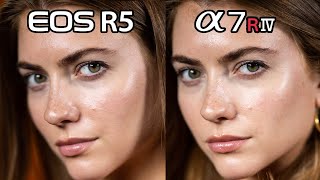 CANON EOS R5 vs SONY a7R IV Portrait Photography Comparison | Is the CANON BETTER?!