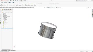 Solidwork Tutorial Radial Engine Piston  #SolidworkTutorial  #Solidwork