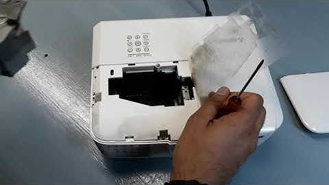 Change Mitsubishi projector bulb