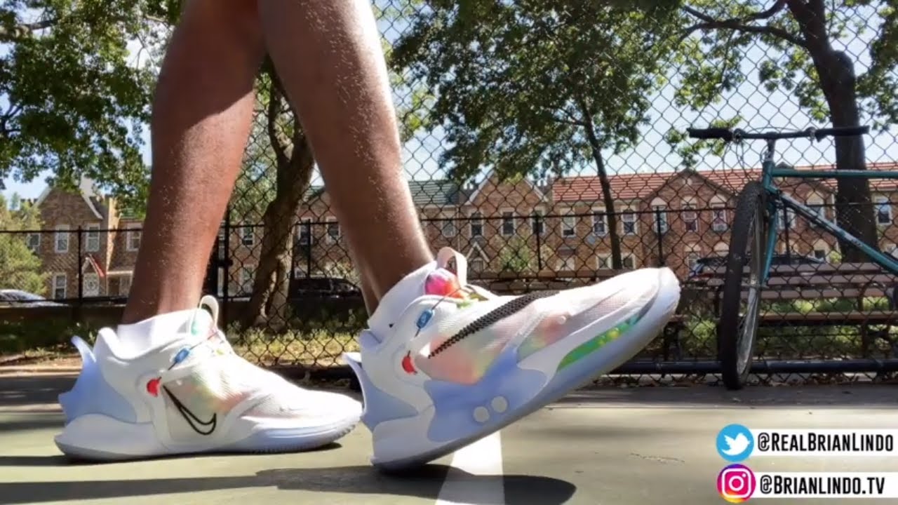 $350 AUTO-LACING Nike BB Adapt 2.0 Tie-Dye | IS IT WORTH IT?! | Unboxing & Performance REVIEW