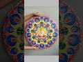 BTS(Behind The Scenes): My #LippanArt #MuralArt #DotMandalaArt Fusion #craftytricks #viral #shorts