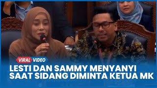Download Lagu Viral Lesti Kejora dan Sammy Simorangkir Menyanyi saat Sidang Uji UU Hak Cipta Diminta Ketua MK MP3 Download Lagu Viral Lesti Kejora dan Sammy Simorangkir Menyanyi saat Sidang Uji UU Hak Cipta Diminta Ketua MK MP3