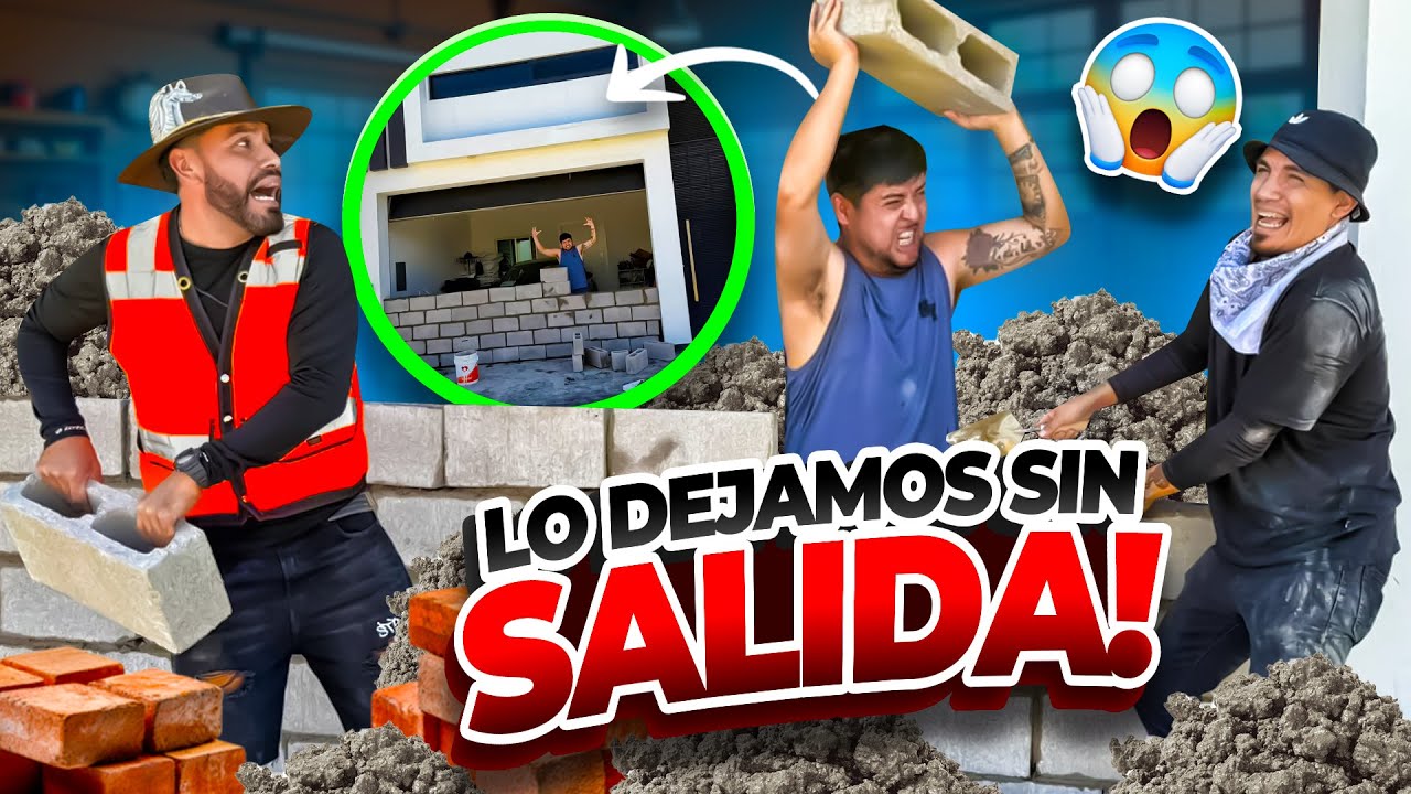 LE CONSTRUIMOS UNA BARDA DE BLOCKS Y LE SELLAMOS SU CASA