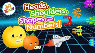 Head, Shoulders, Shapes &amp; Numbers! | Kids Learning Song