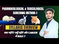 Pharmacological and toxicological screening methods 1 M Pharm 1st sem। Syllabus Overview।Hindi।Notes