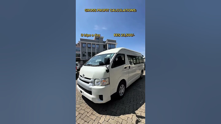 Is the matatu business profitable?