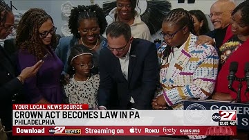 CROWN Act signed into law by Gov. Josh Shapiro