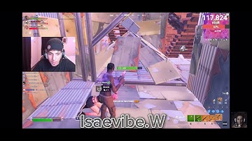 Isae is beetje boos op try tijdens Fn spelen