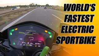 Worlds Fastest Street Legal Electric Sportbike Energica Ego Max Speed On German Autobahn