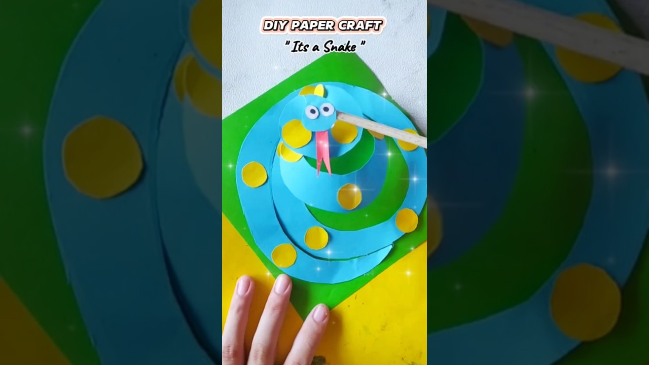 DIY : I Made a Snake out of Paper 