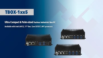 TBOX-1xx5 Series Video | Ultra Compact & Plam sized Fanless Embedded PC