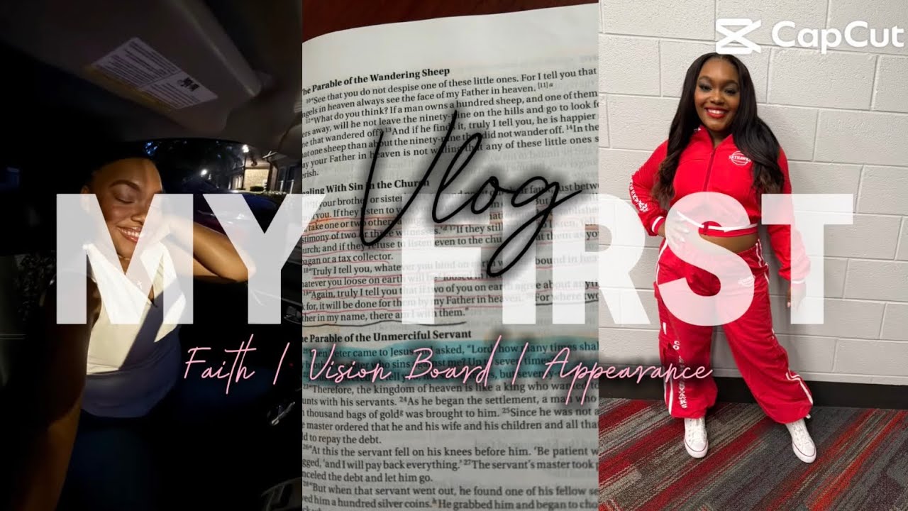 WELCOME TO MY CHANNEL | MY FIRST VLOG | FAITH, VISION BOARD, AND DANCE APPEARANCE 