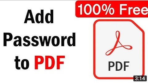 PDF File को Password Protected बनाने का सबसे आसान तरीका |