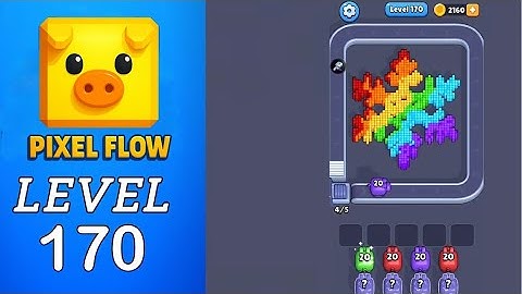 Pixel Flow Level 170 Walkthrough