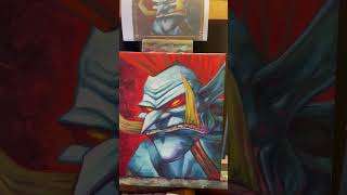 Troll Warcraft 3 oil painting