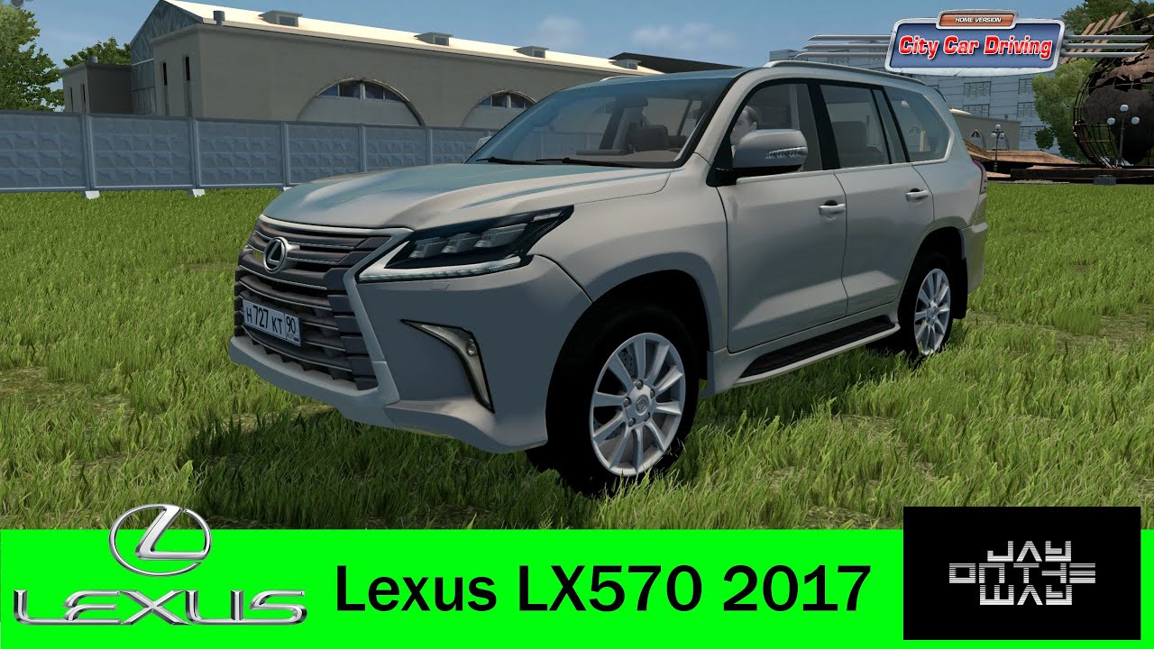 Lexus city car driving