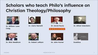 The Trinity Development, Scholars agree with Philos involvement
Video looks closer at those who are responsible for Trinity development. Some scholars are mentioned as teaching that Philo did influence all the Patristic Fathers in their ideas of the Godhead. The Trinity Development, Scholars agree with Philos involvement