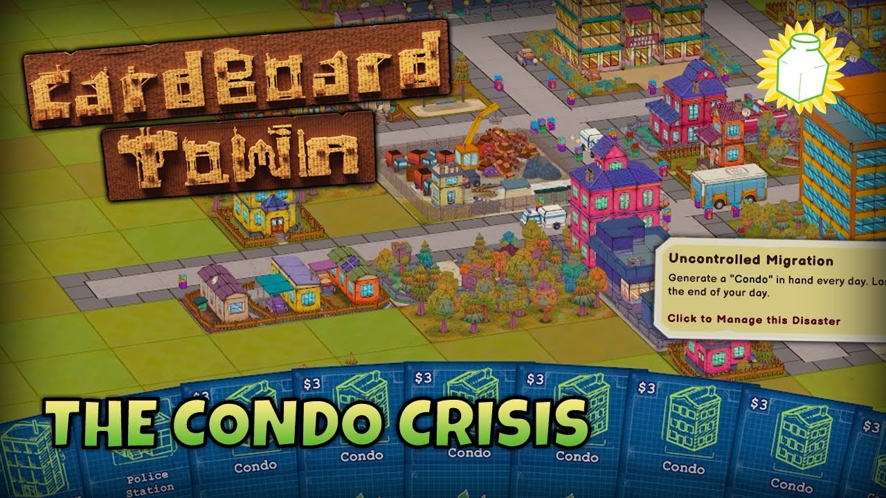 Let's Play Cardboard Town || Population Explosion!