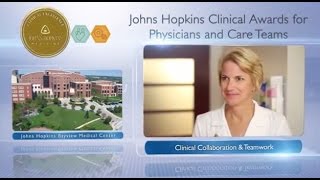 2016 Clinical Collaboration and Teamwork Award – Susan Gearhart, M.D. and the ERAS Team, JHBMC