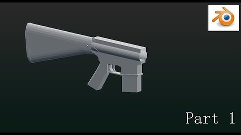 Marine Scout Sniper Rifle modeling in Blender ;  Part 1 ; Request